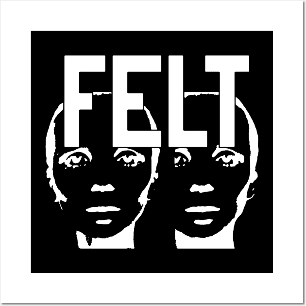 Felt band t shirt Wall Art by TeeFection